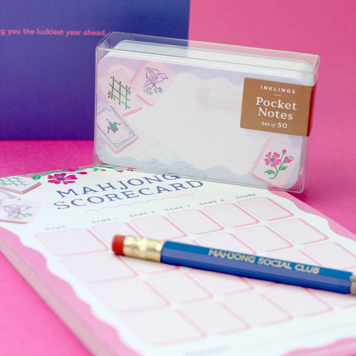 Inklings Paperie - Pocket Notes™ - Mahjong