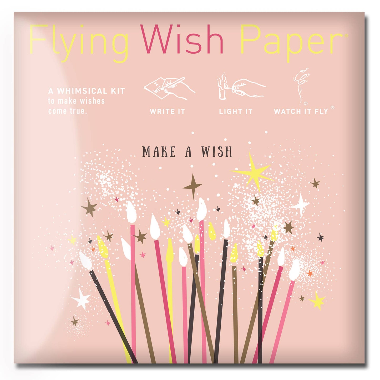 FLYING WISH PAPER ® - MAKE A WISH BIRTHDAY / Wish-Making Kit / 15 WISHING PAPERS™