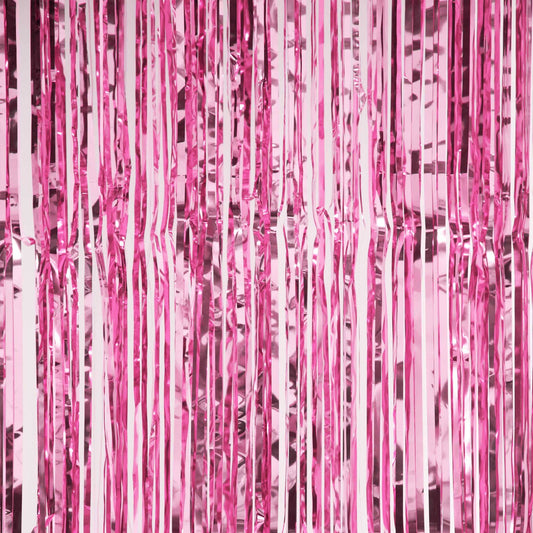 Metallic Backdrop Curtain 36" x 96" - Pink: Pink