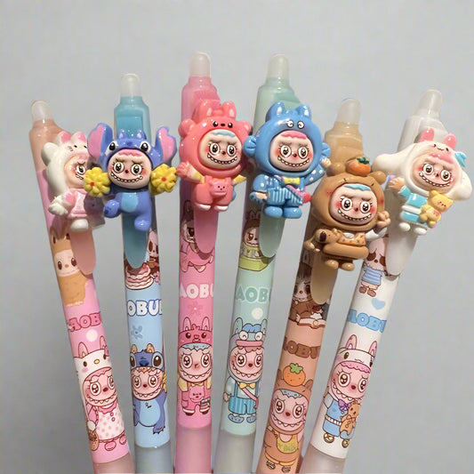 Labubu Erasable Press Gel Pen