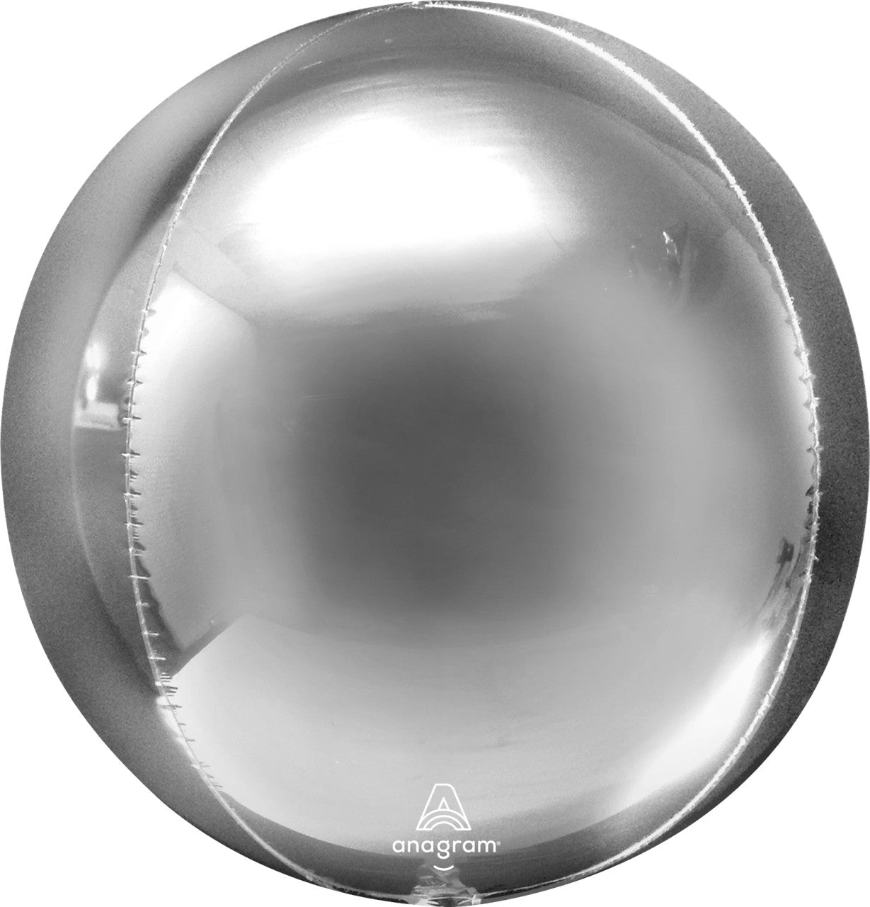 16" Orbz Silver round balloon