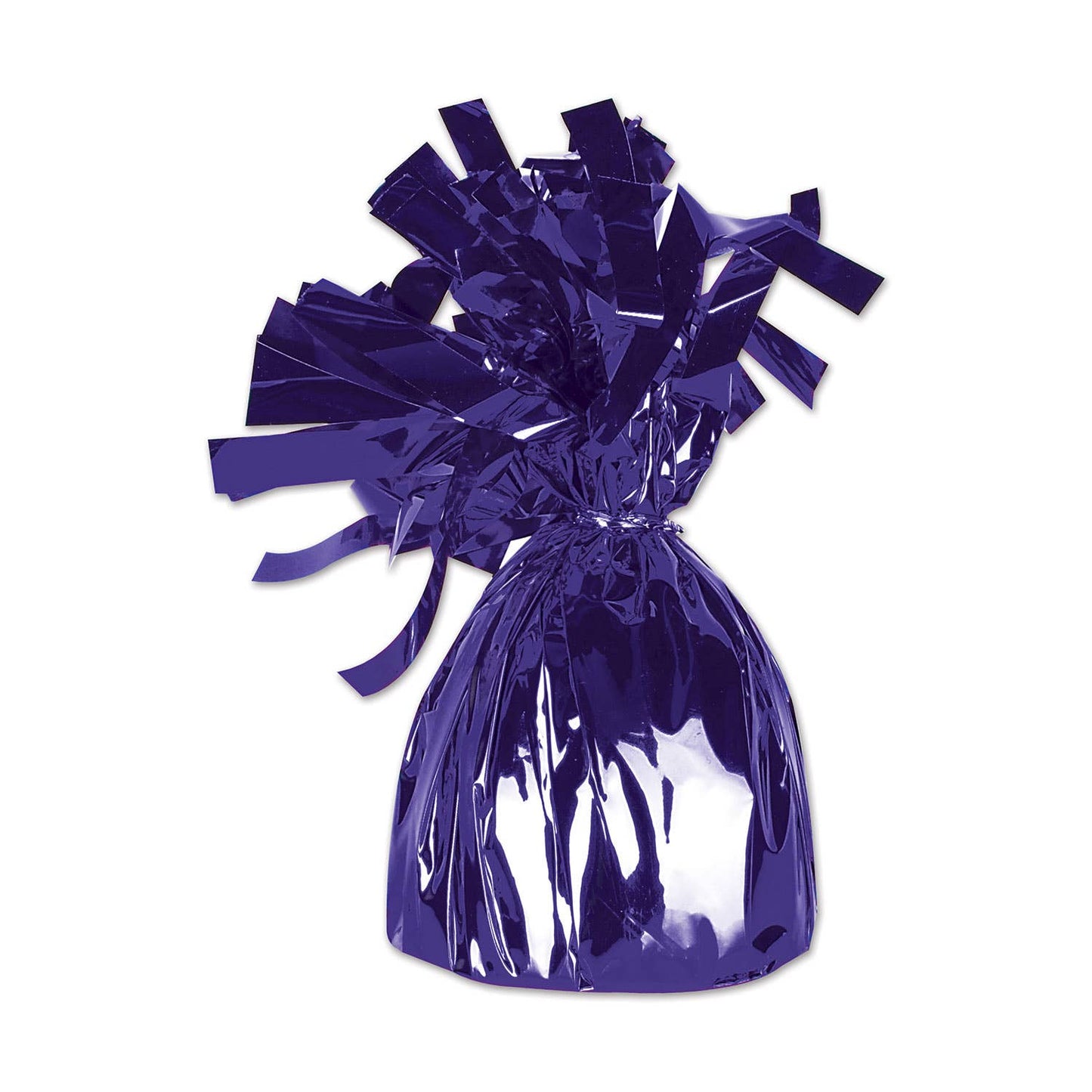 Metallic Wrapped Balloon Weight, Purple, 6 oz