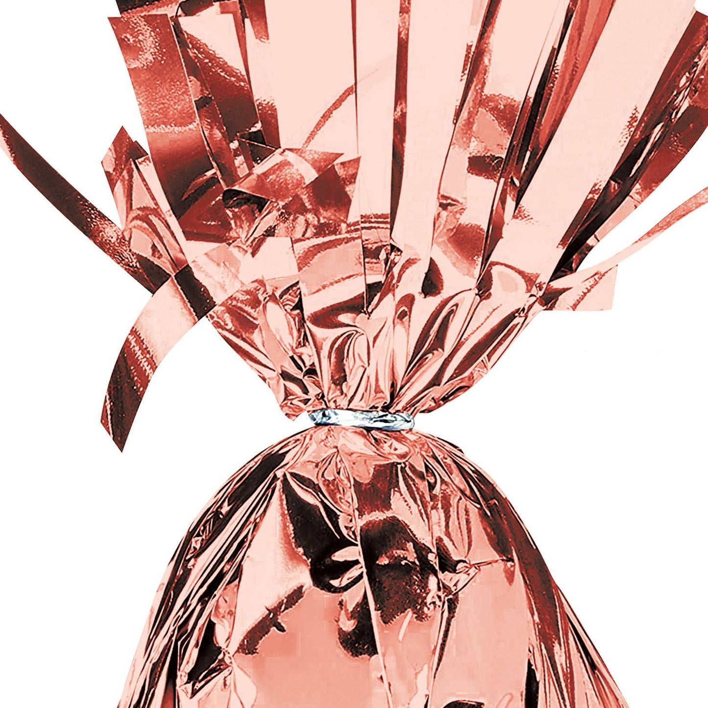Beistle - Rose Gold Metallic Wrapped Balloon Weight , 6 oz