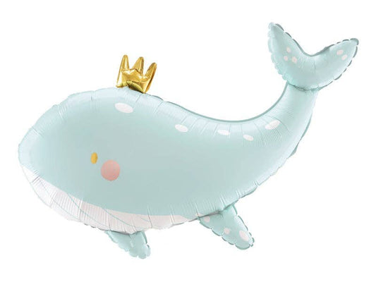 Cute Whale Foil Balloon 30 in.