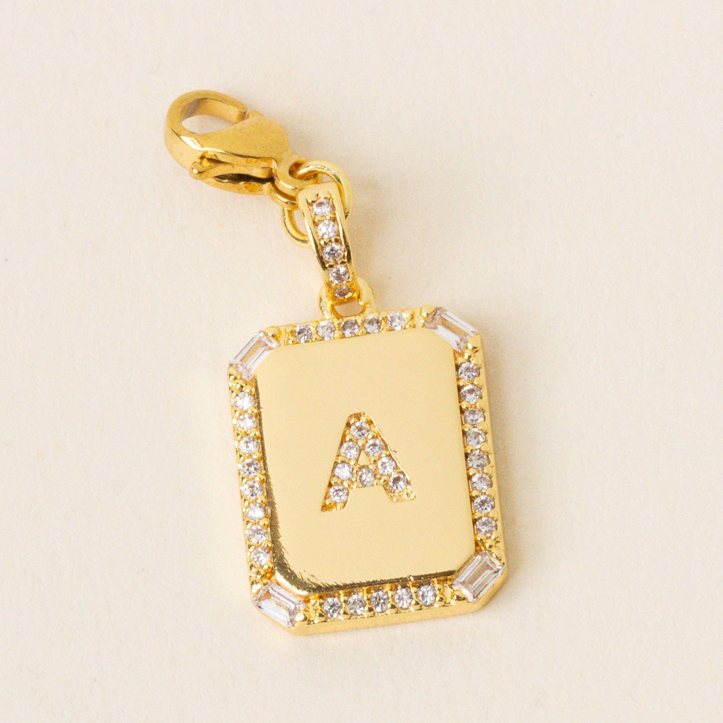 The Darling Effect - Jewelry Charm Initial Letter Gold-A