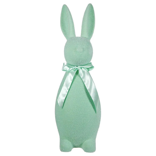 One Hundred 80 Degrees Medium Flocked Bunny 16" - Mint Color