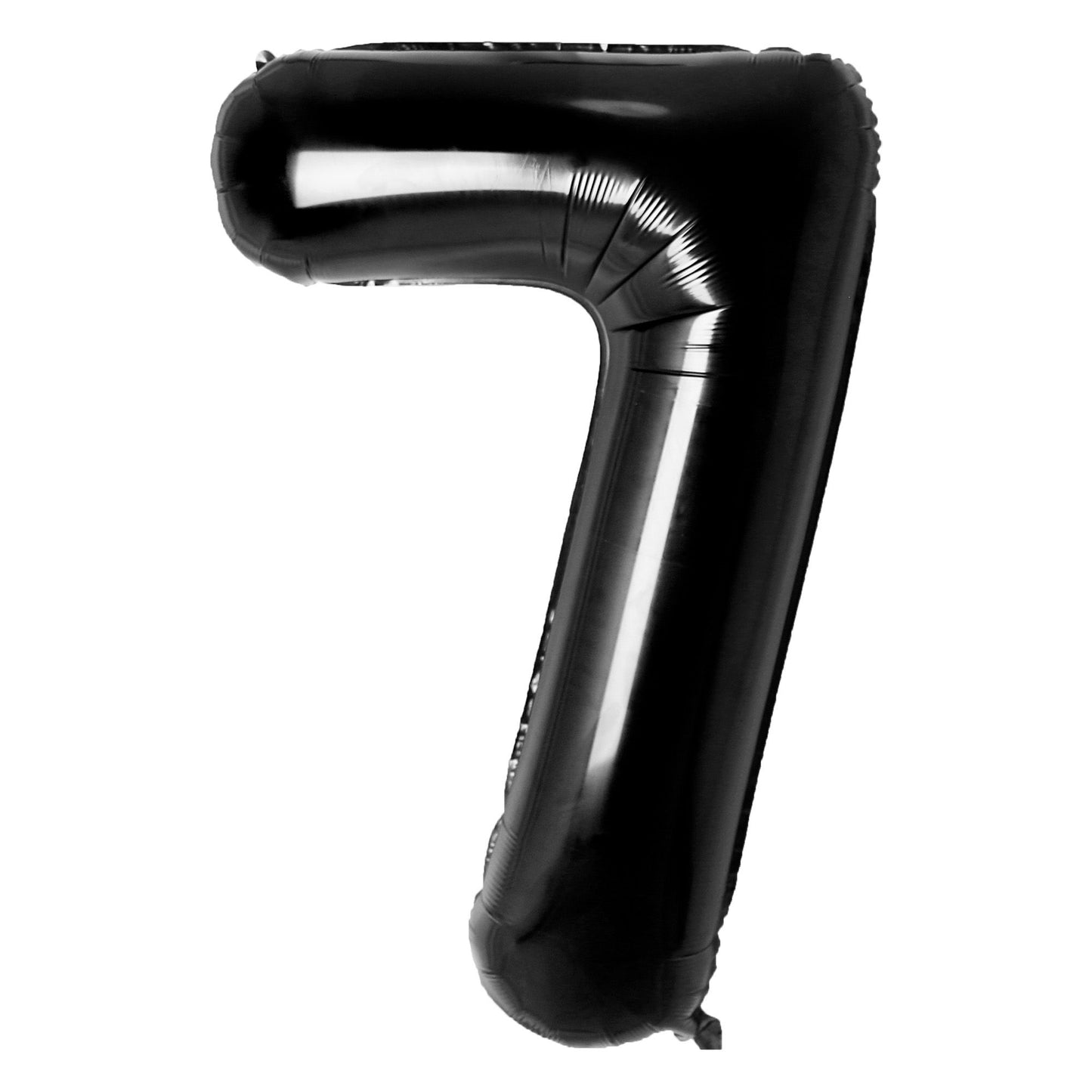 34" Black Number 7 Mylar Balloon
