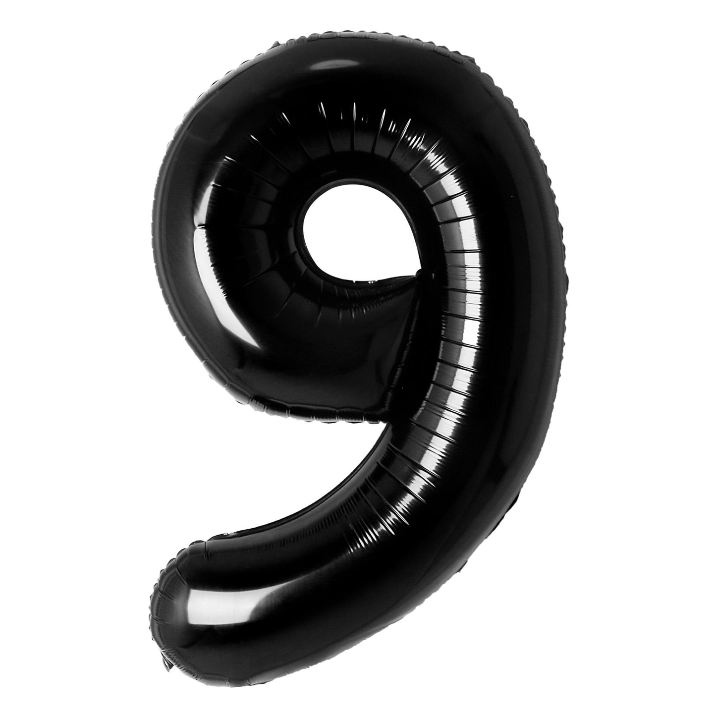 34" Black Number 9 Mylar Balloon