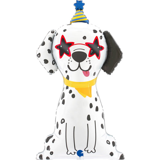 34" Party Dog Mylar Balloon