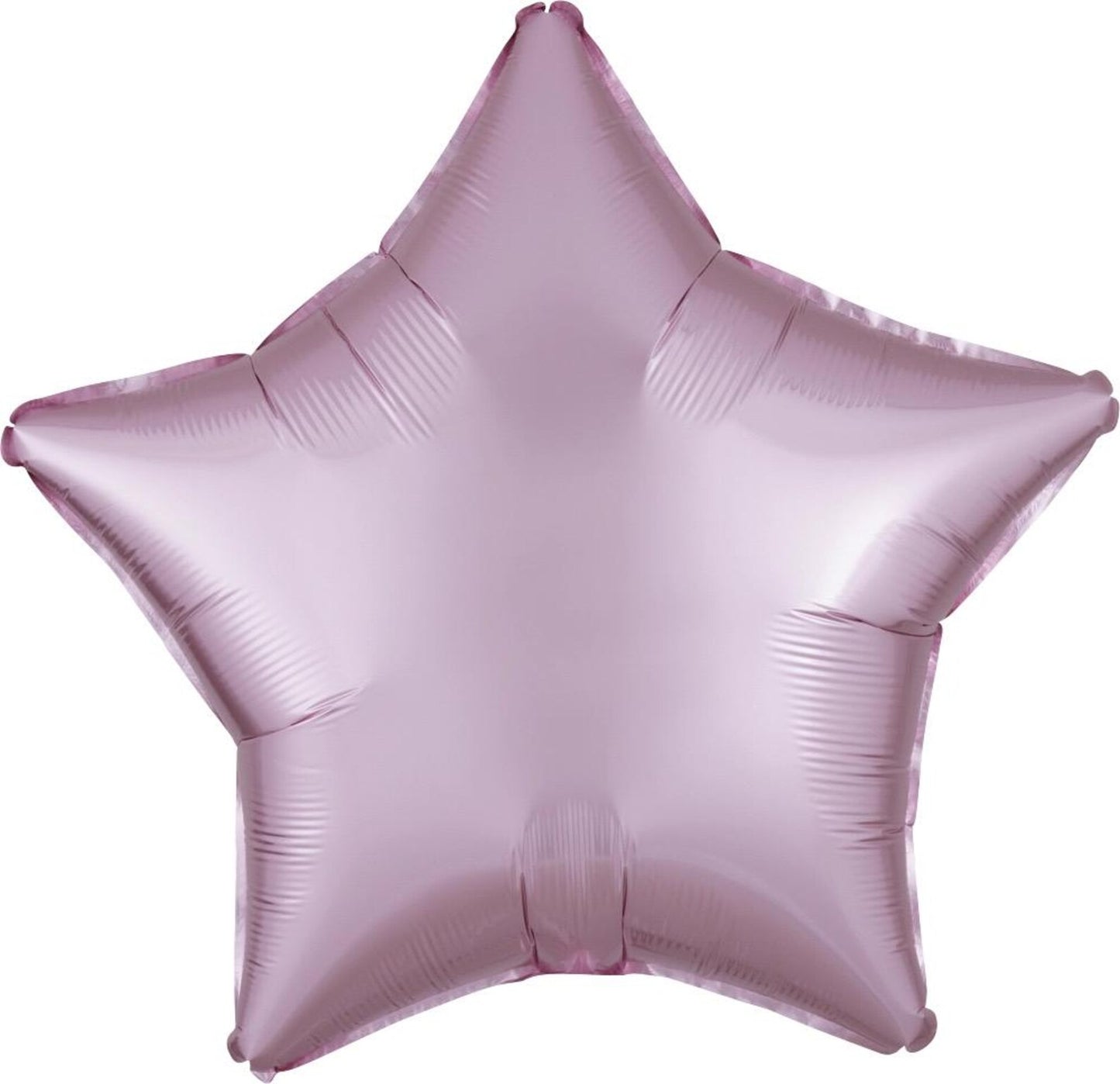 Satin Luxe Pastel Pink Mylar Star Balloon