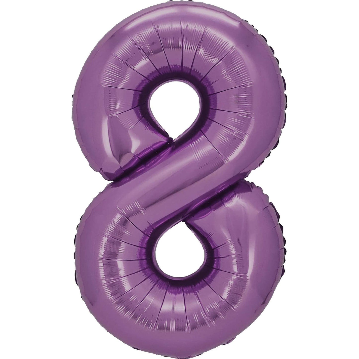 34" Lavender Mylar Balloon Number 8