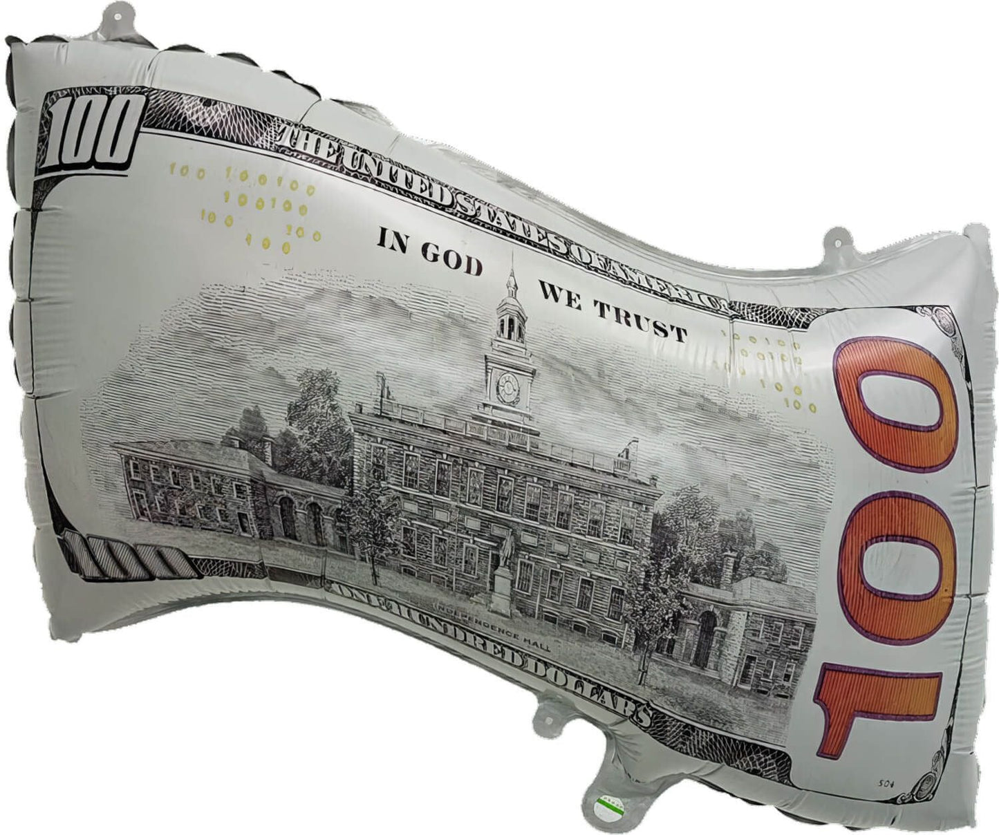 26 inch  100 Dollar Bill Mylar Balloon