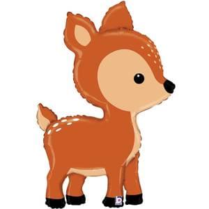 39" Woodland Deer Mylar Balloon