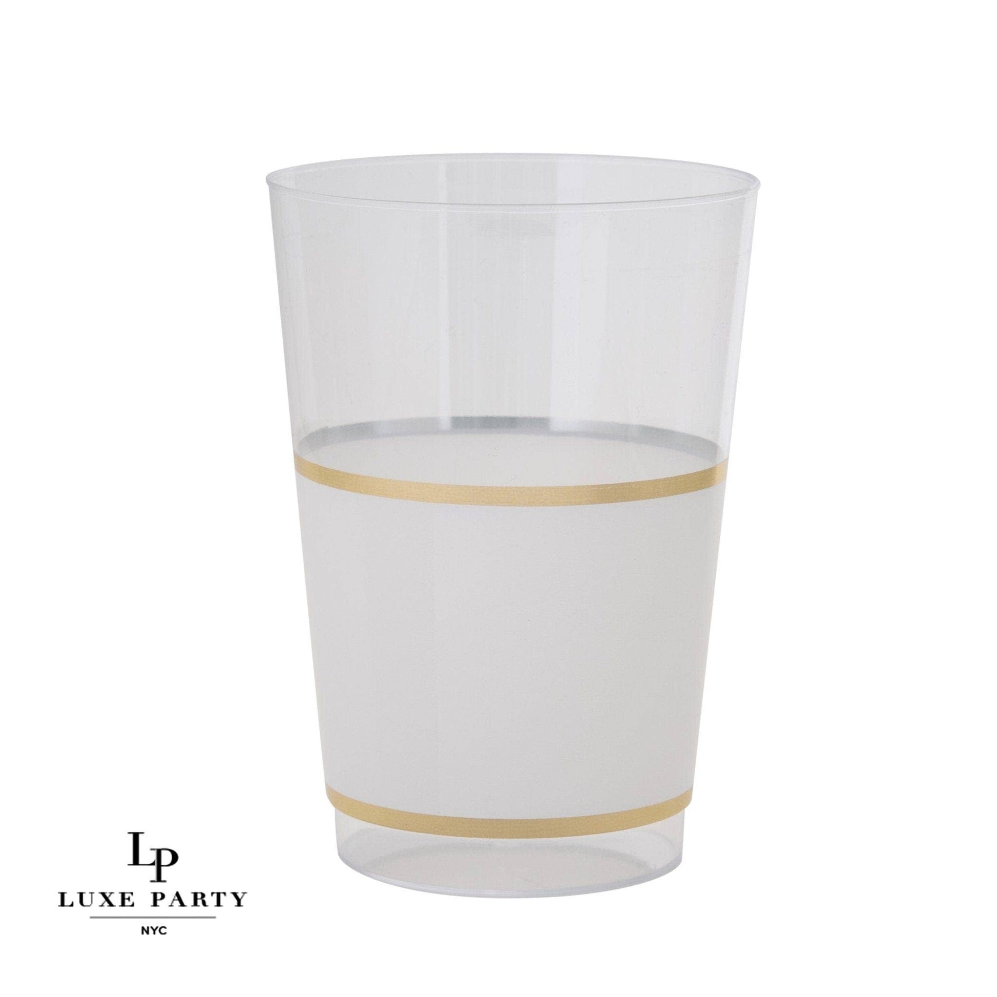 Luxe Plastic Cups - Clear - 12 oz