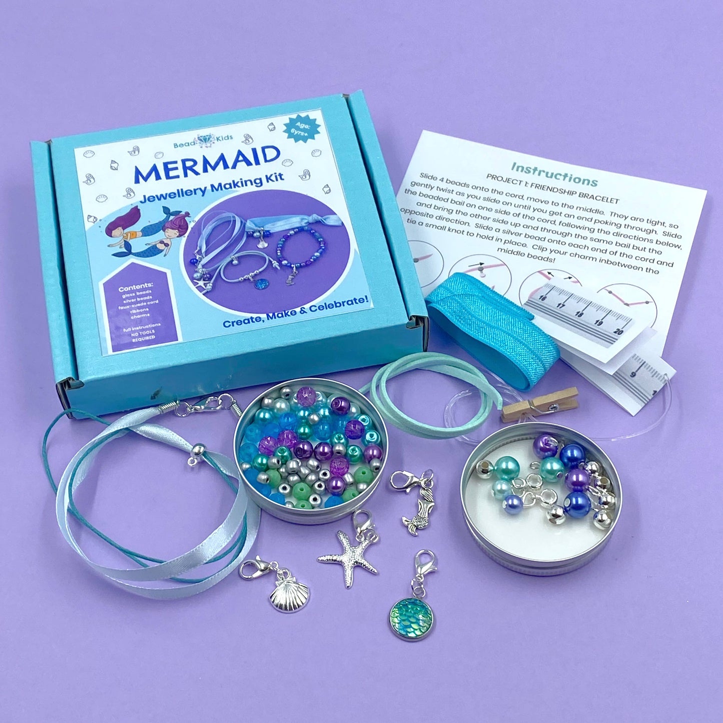 Mermaid Jewellery Making Kit for Children