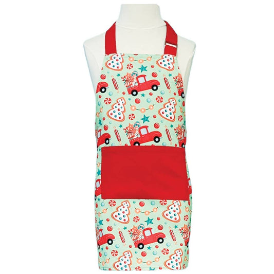 Christmas Children's Apron- Holiday Treat Truck