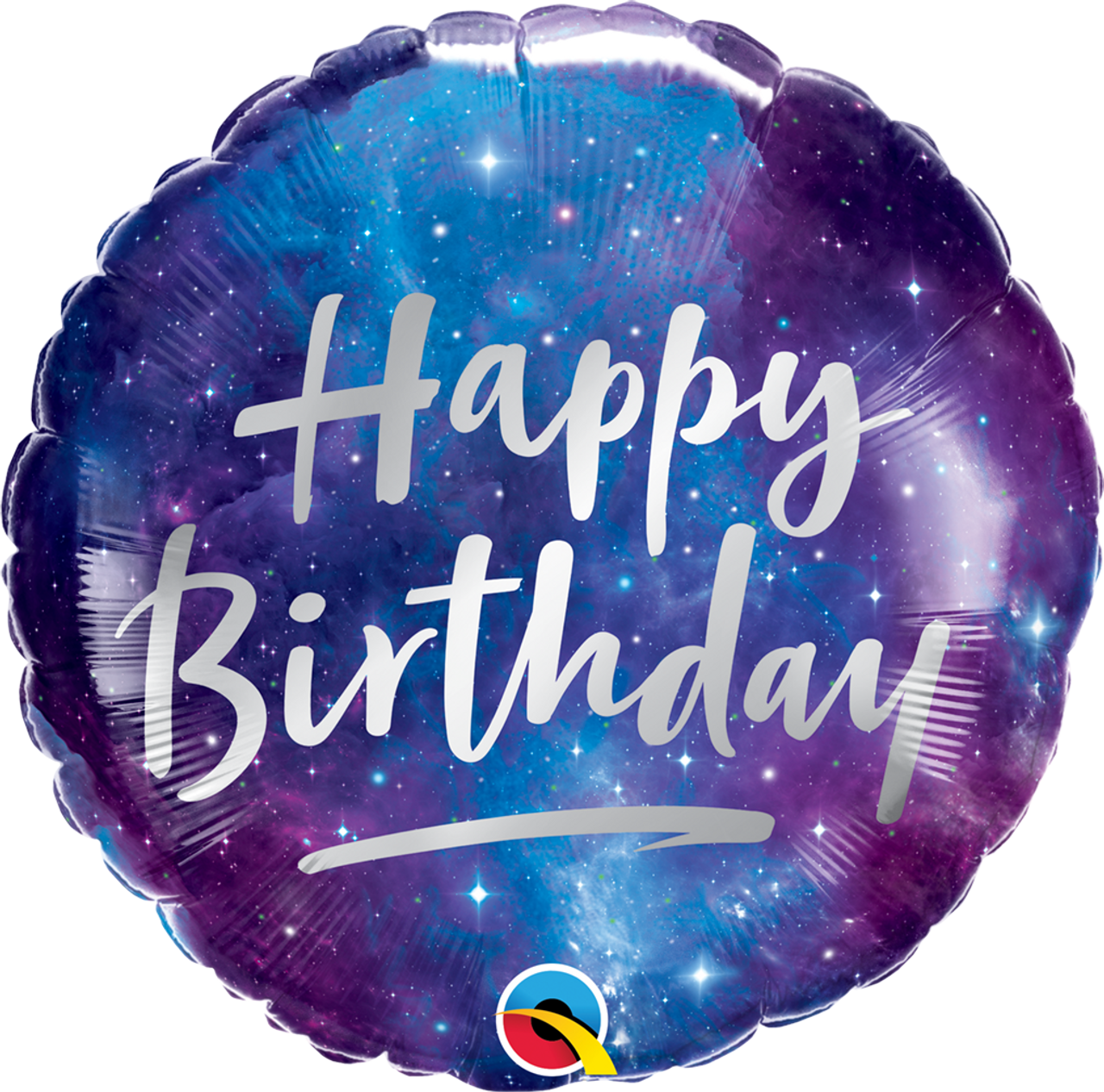 Happy Birthday Galaxy Foil Balloon 18"