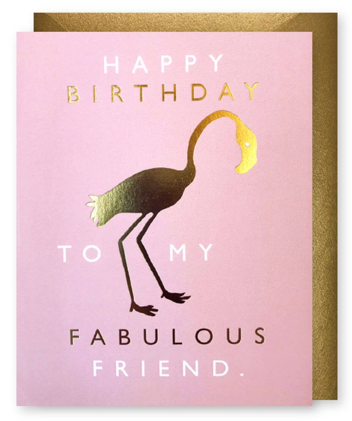 Fabulous Flamingo Birthday card