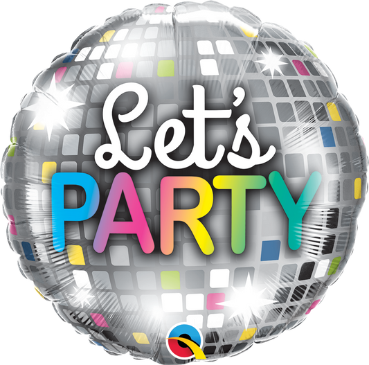 Let's Party Foil Balloon 18"