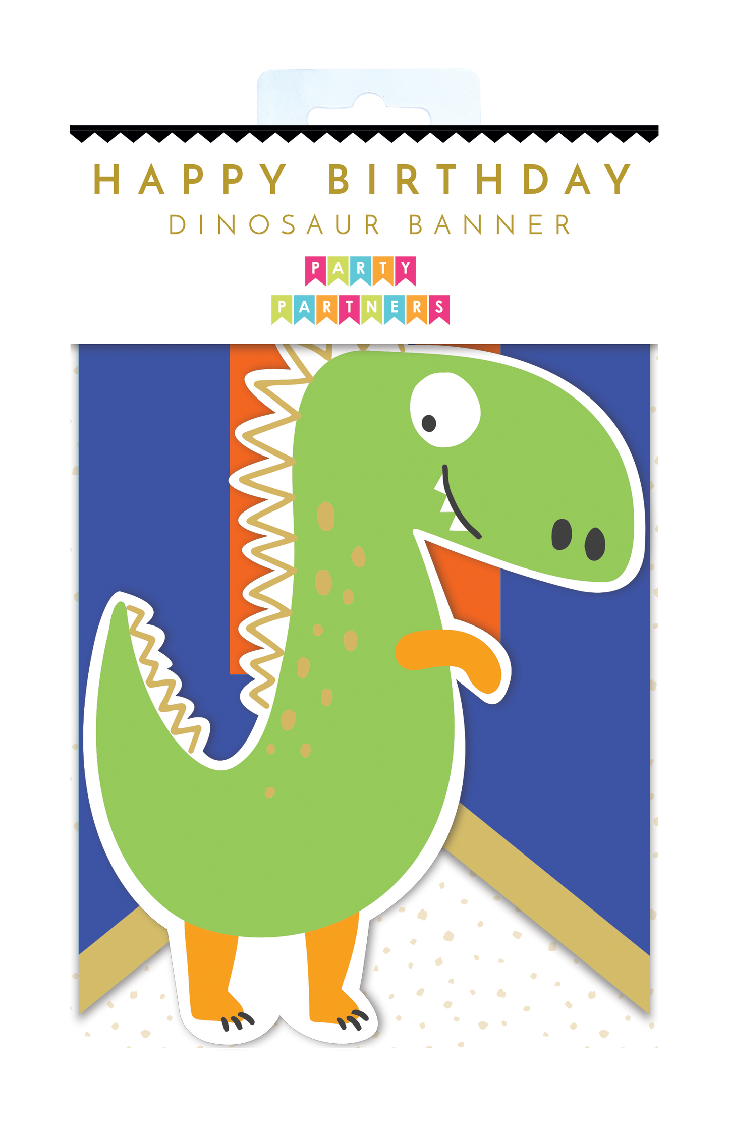 Dinosaur Banner Happy Birthday