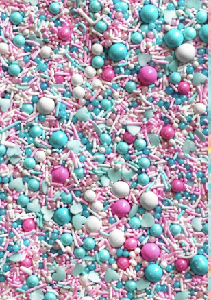 Cotton Candy Kiss Sprinkles - 4oz