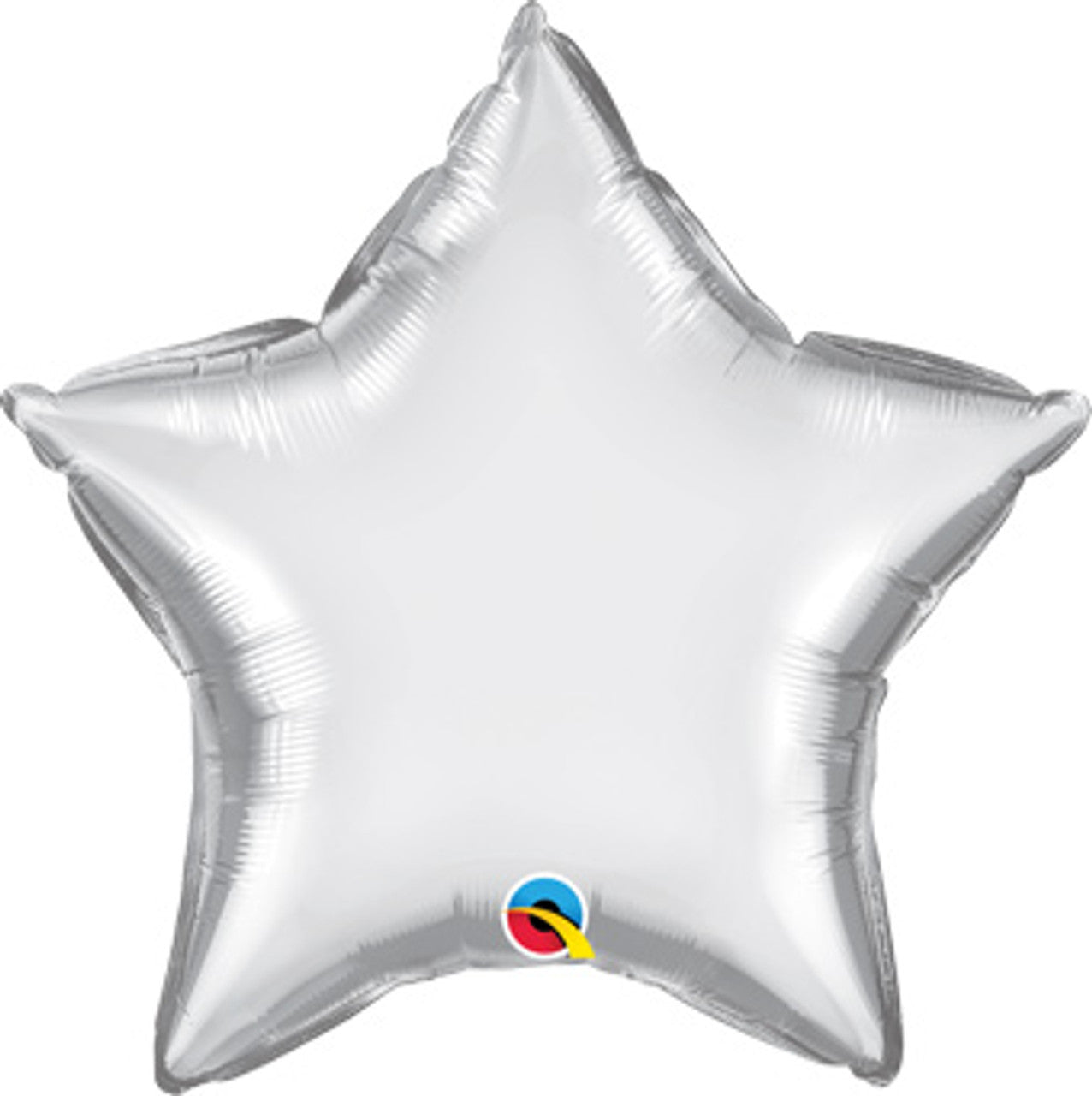 Silver Star Foil balloon 20"