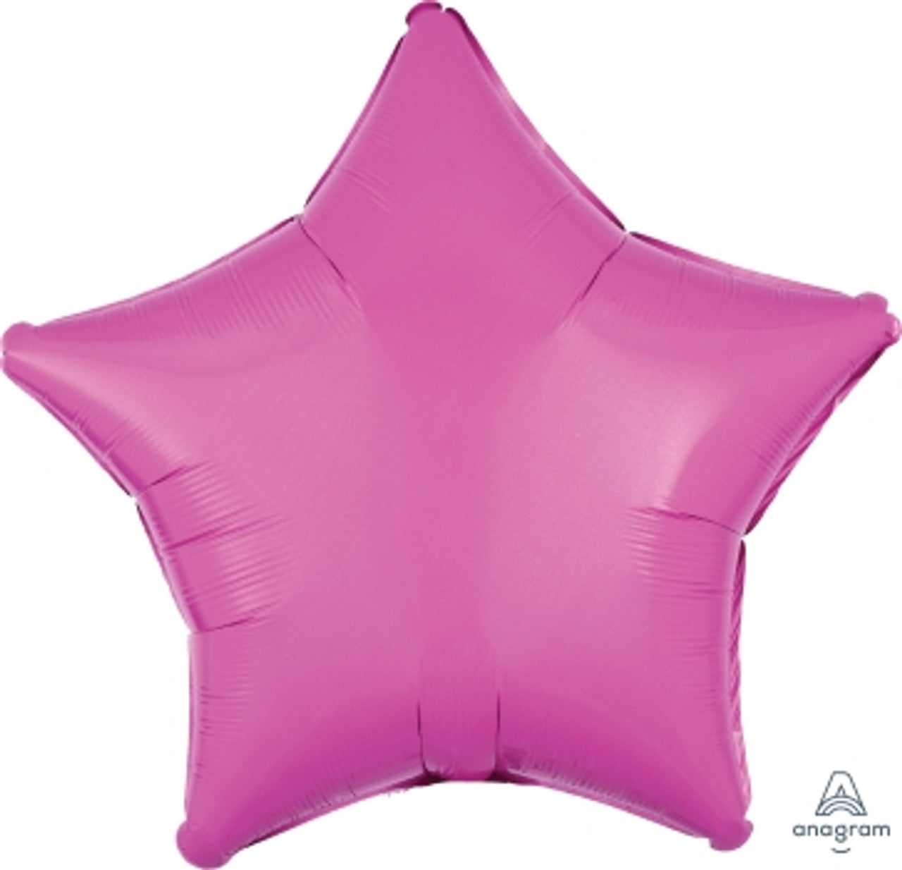 A Star Pink Bubble Gum Foil Balloon 19"
