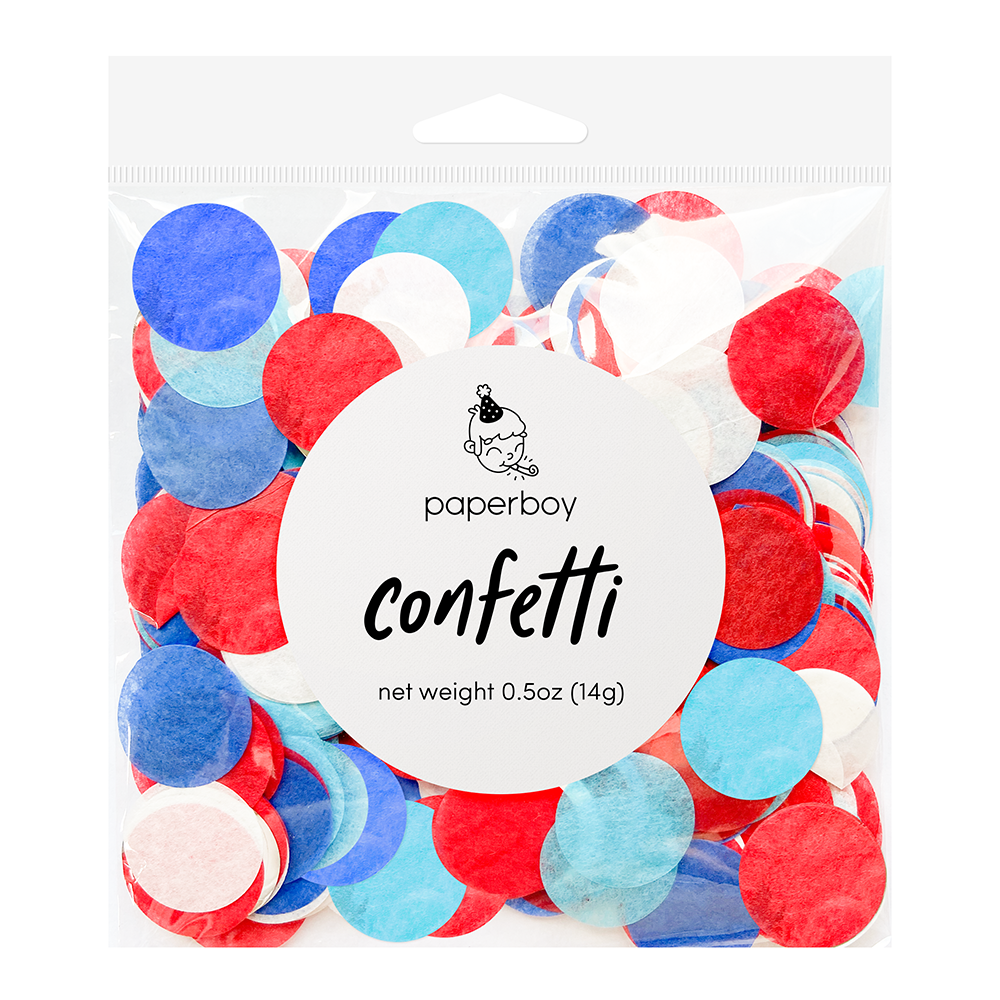 Red, White & Blue confetti