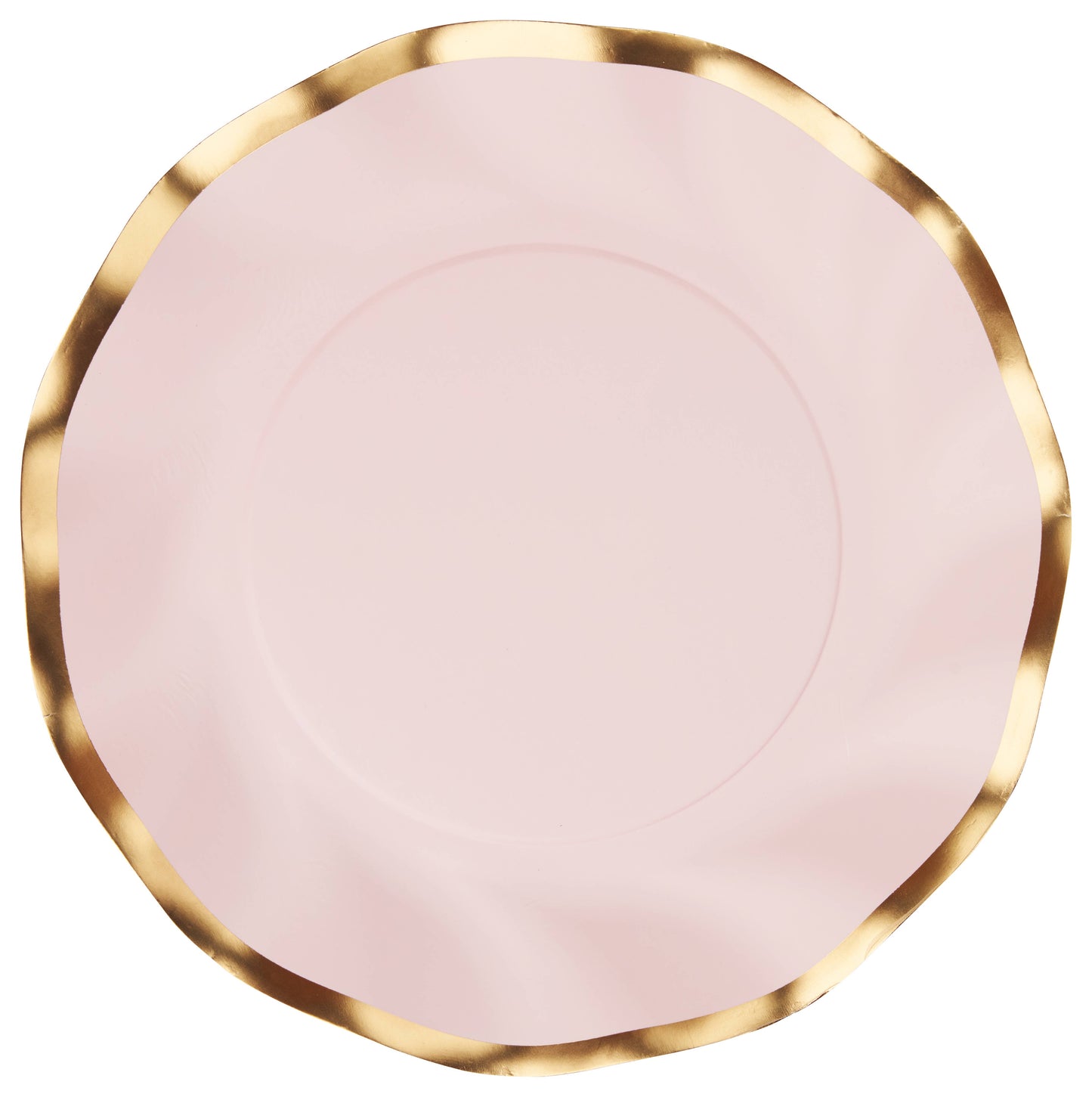 Paper Wavy Salad/Desset Plate Everyday Blush/8ct