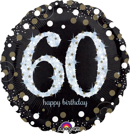 60th Birthday Foil balloon