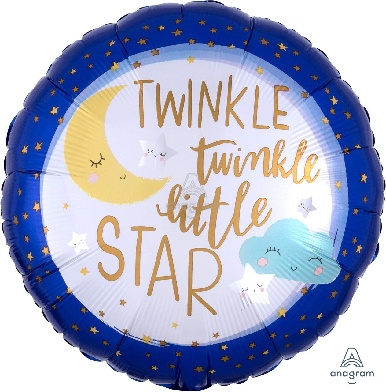Twinkle Twinkle Little Star Foil Balloon 18"