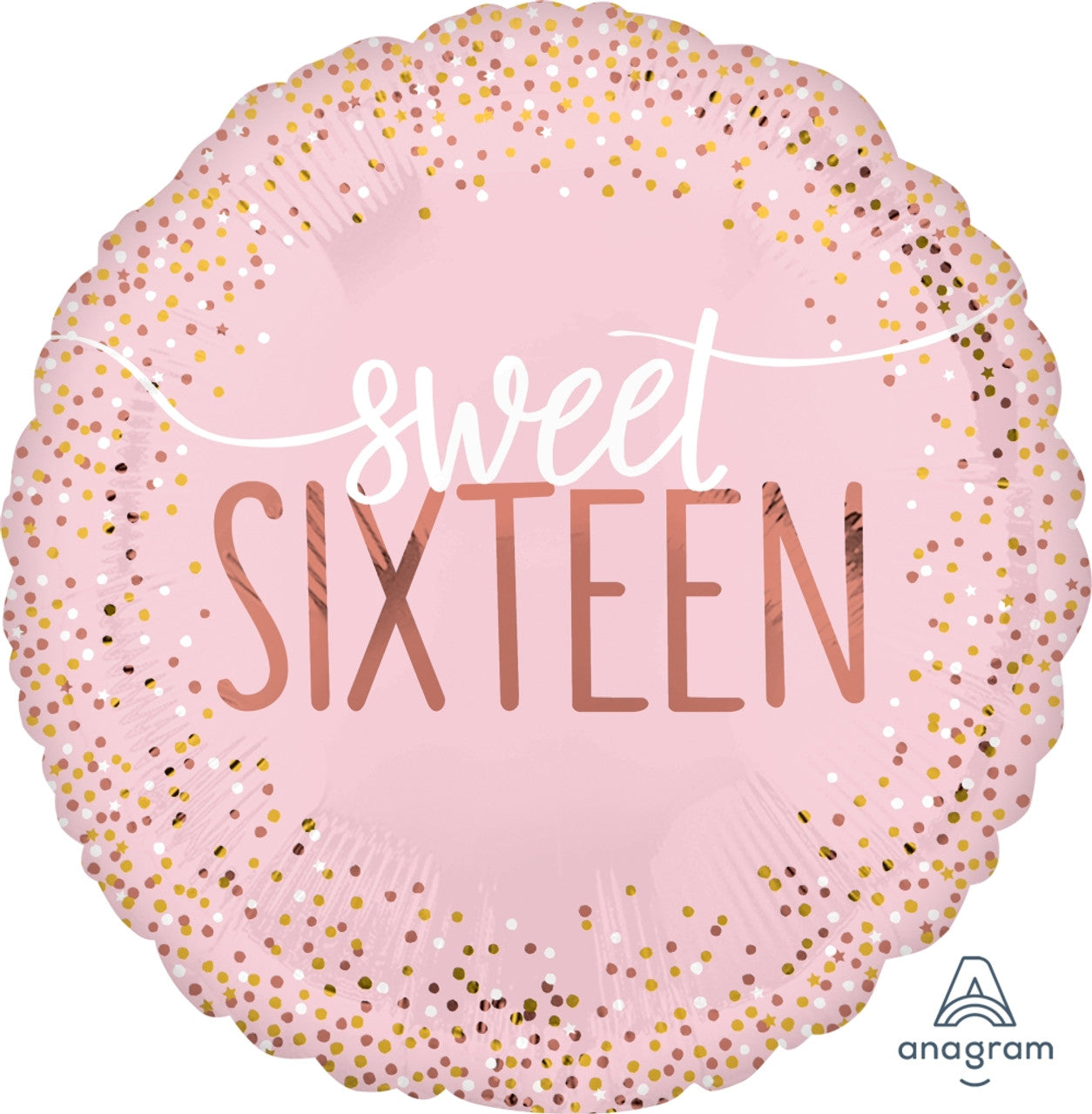 Sweet Sixteen Mylar Balloon 18"