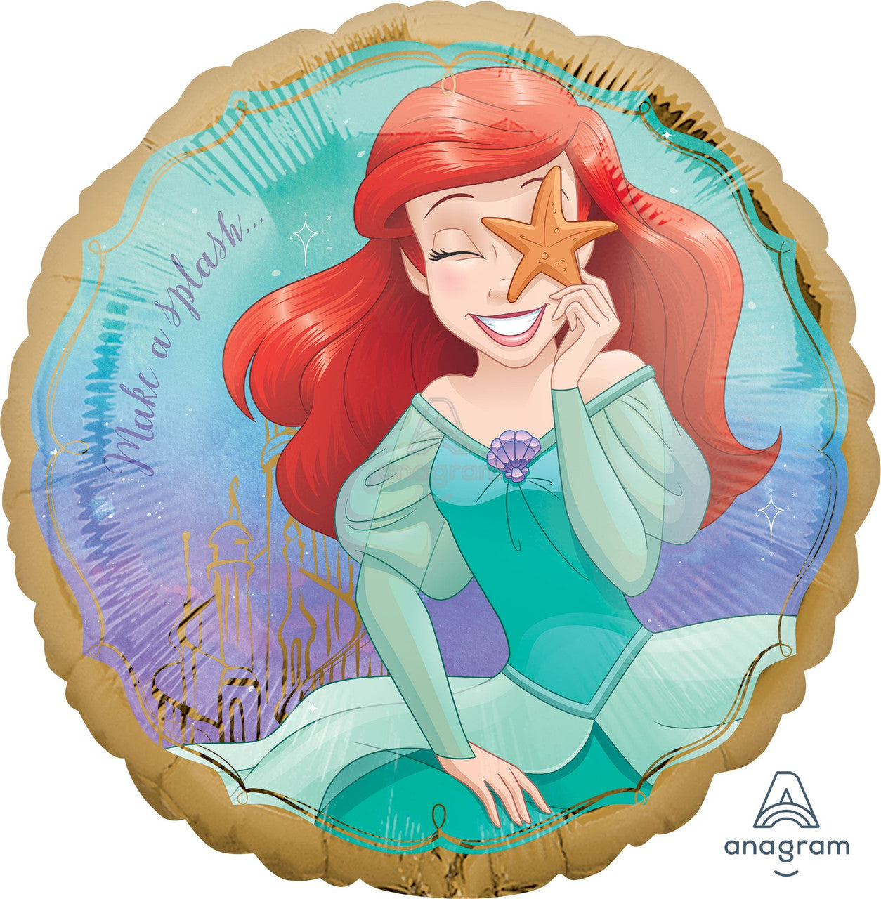 A Little Mermaid Ariel Once Upon A Time Mylar balloon