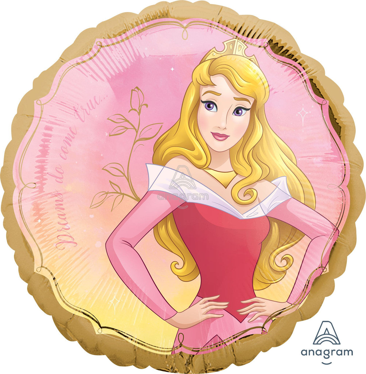 A Sleeping Beauty Aurora Once Upon A Time Mylar balloon