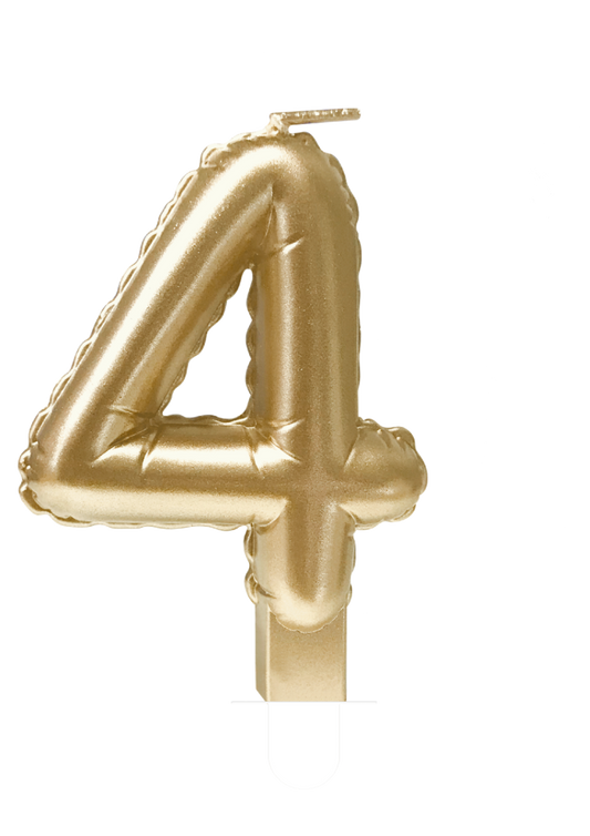 Balloon candle gold - 4