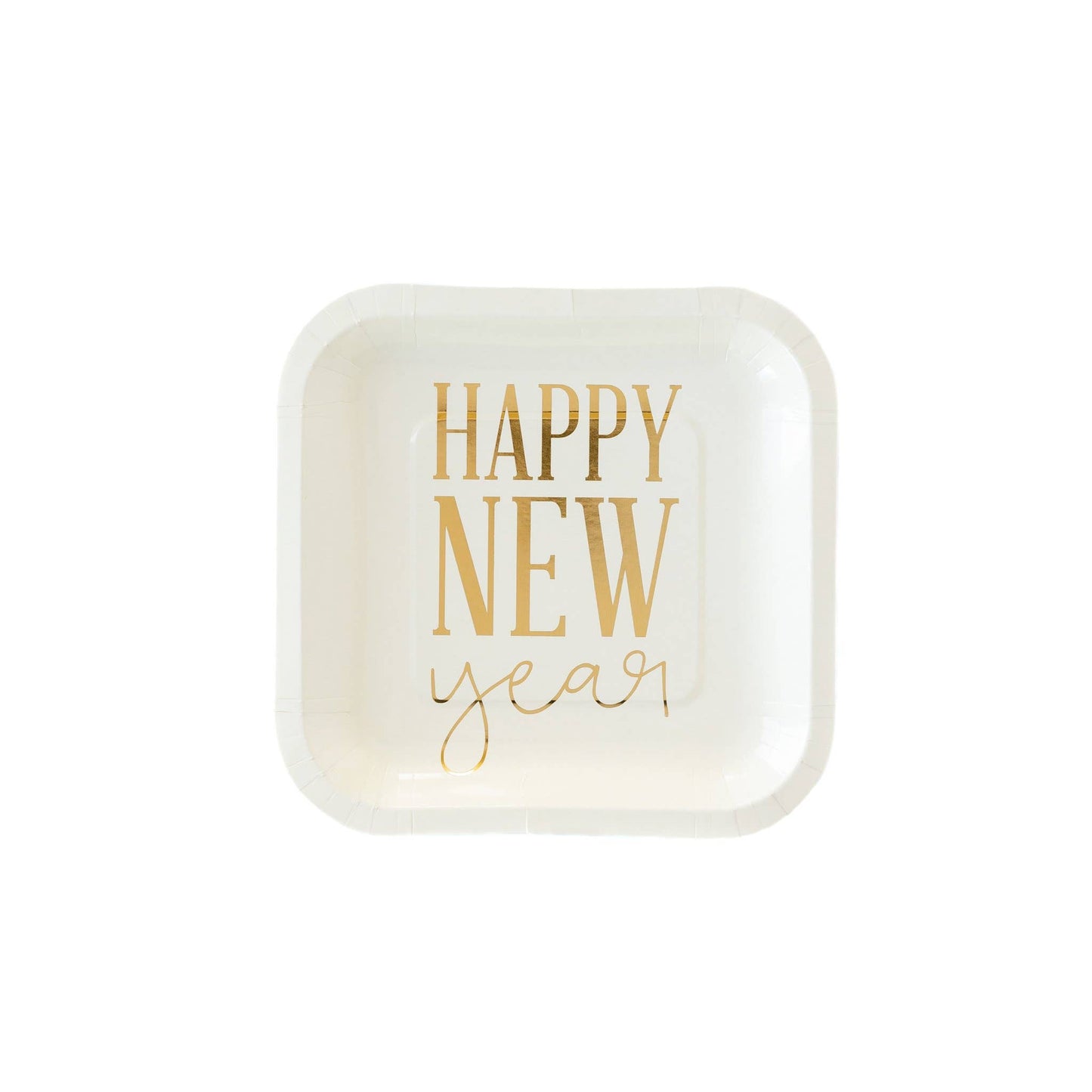 Happy New Year 7" Plate- Holiday Plates