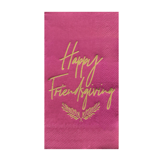 "Happy Friendsgiving" Napkins - 16 Pk. Holiday Napkins