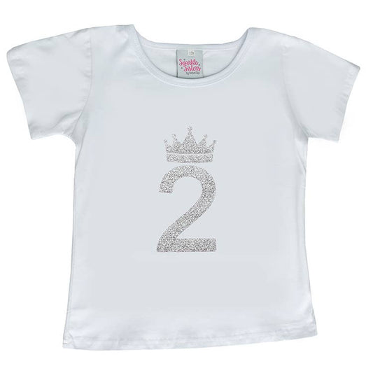 Sparkle Sisters by Couture Clips - #2 Crown Flat Sleeve Tee Shirt