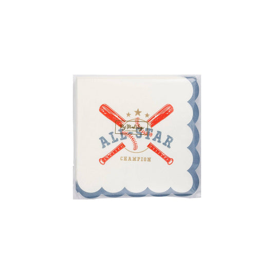 All Star Napkin- Baseball Napkins