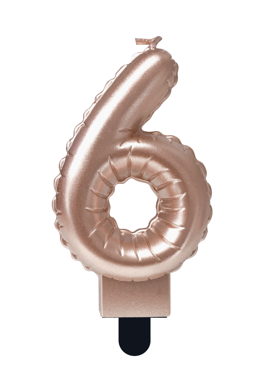 Balloon candle Rose Gold- 6