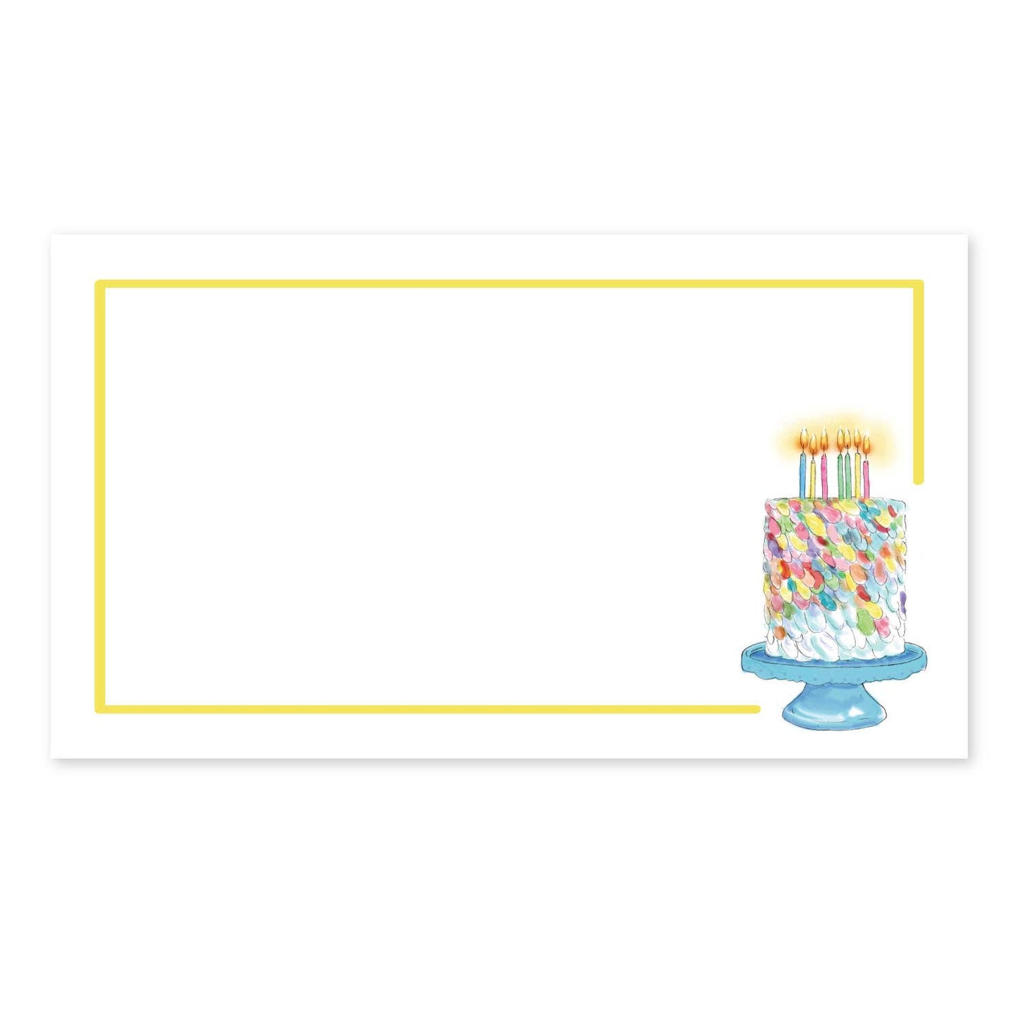 BIRTHDAY CAKE PLACE CARD