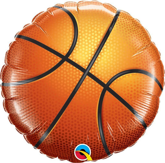basketball mylar balloon 18"