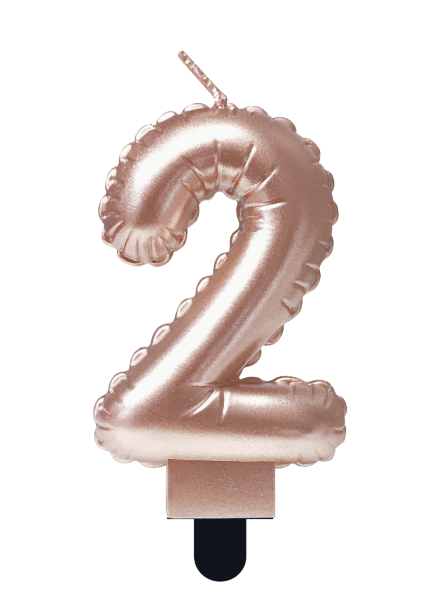 Balloon candle Rose Gold - 2