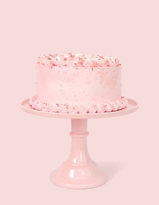 Melamine Cake Stand- Peony Pink