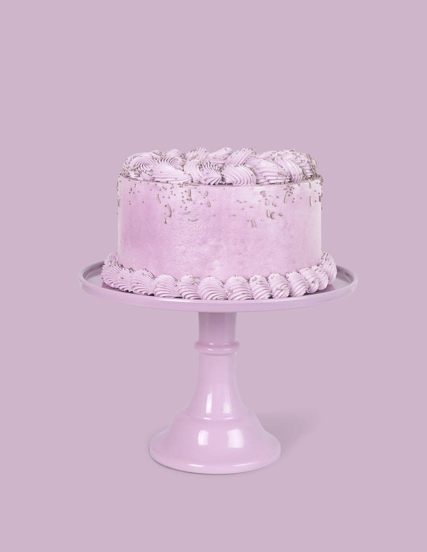 Melamine Cake Stand-  Lilac Purple