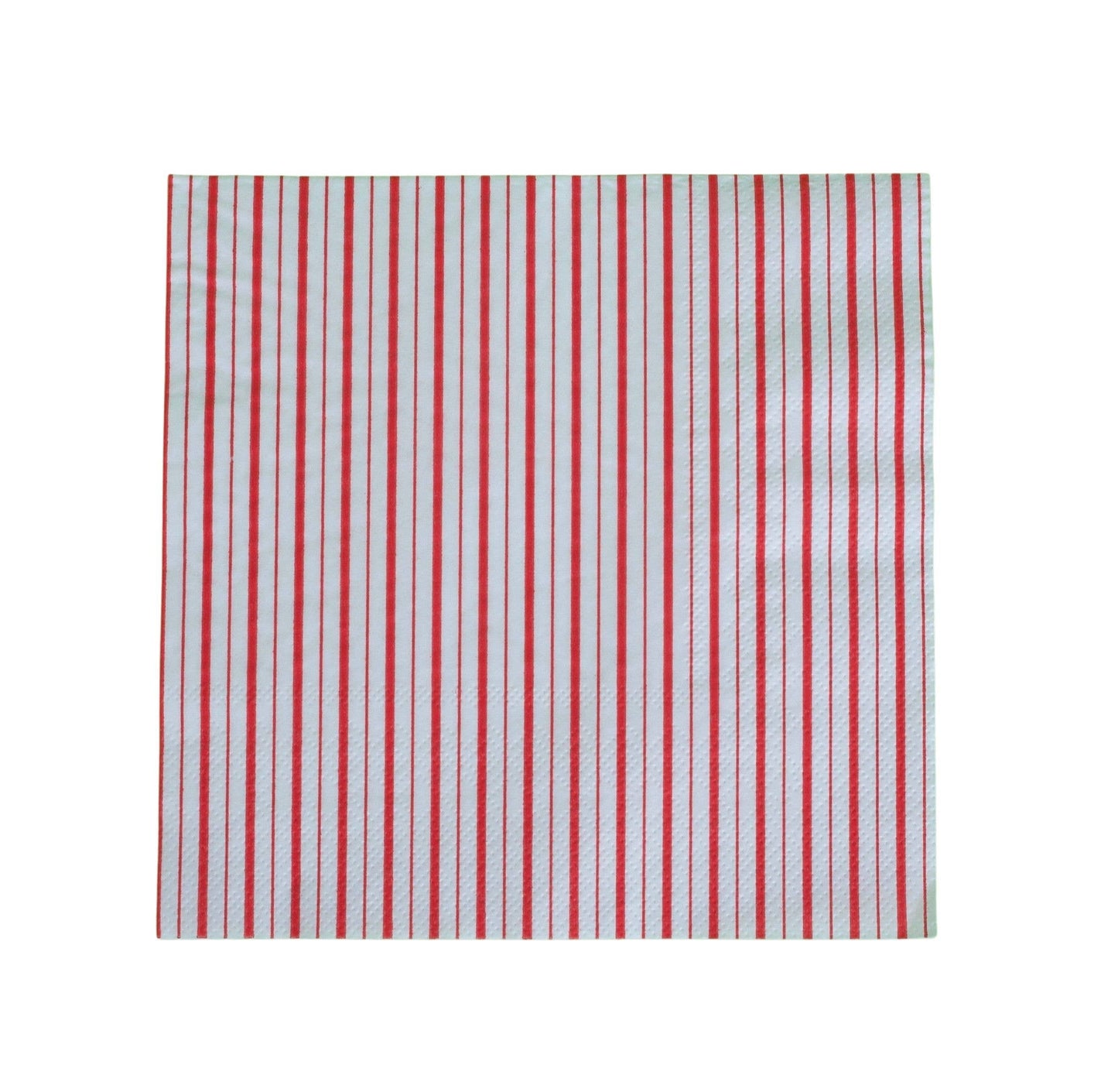 Red Fine Stripes Napkins (Set of 16)