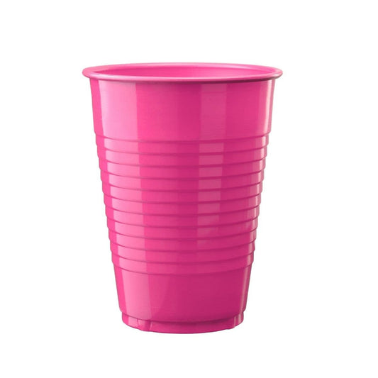 12 Oz. Cerise Plastic Cups - 50 Ct.: 12 oz. / Cerise