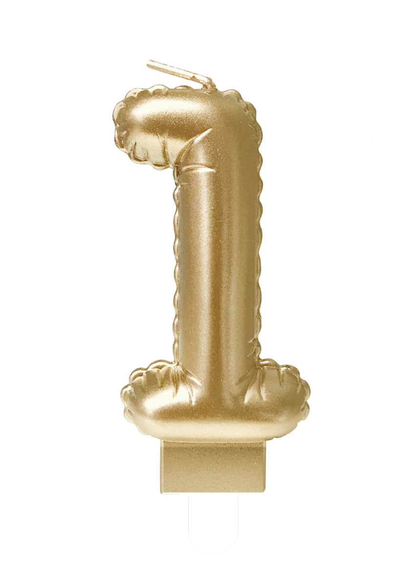 Balloon candle gold - 1