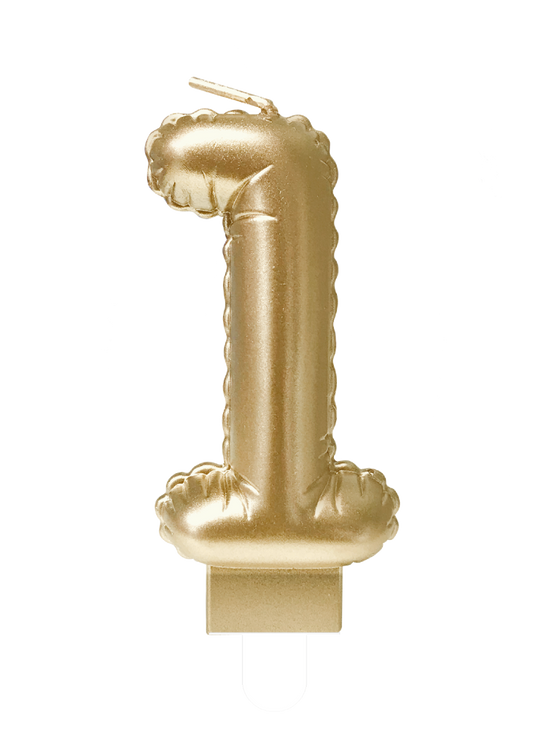 Balloon candle gold - 1