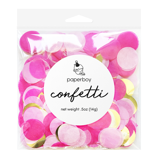 Confetti - Pink and gold